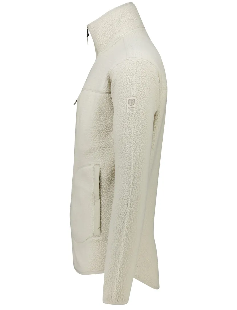 vest Tenson fleece beige normale fit borstzak