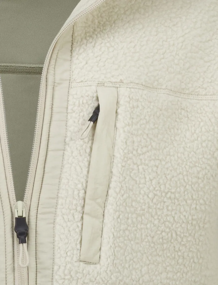 Tenson fleece vest beige