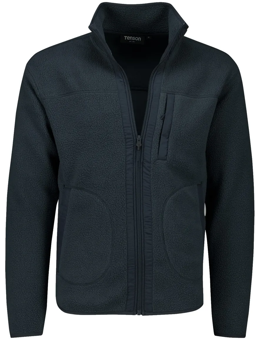 Tenson fleece vest donkerblauw