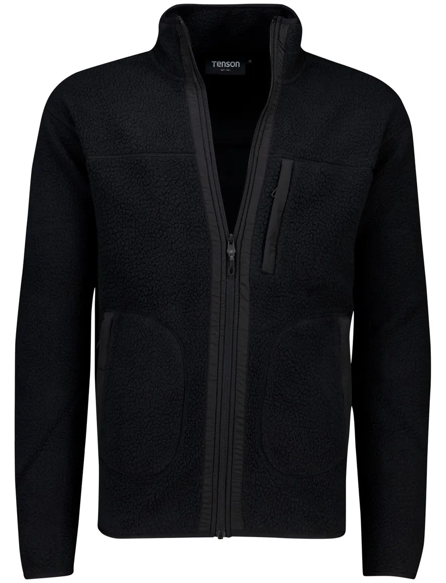 Tenson fleece vest Yoke zwart