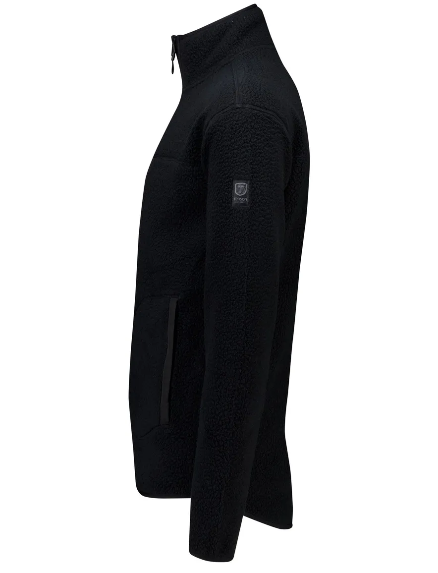 Tenson fleece vest Yoke zwart