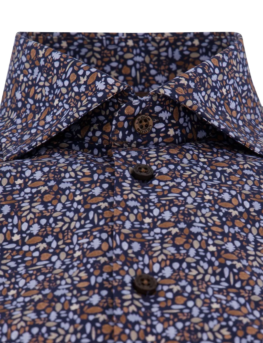 Ledub overhemd blauw Modern Fit