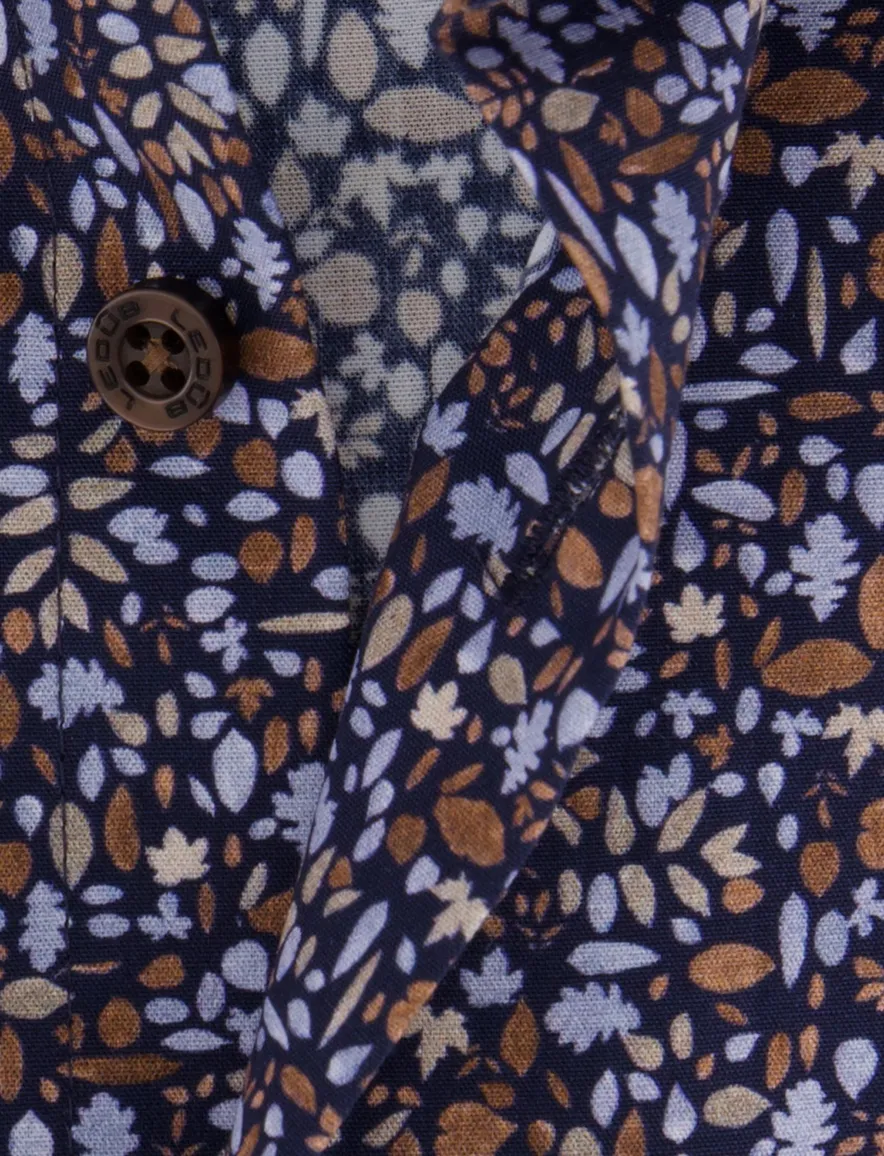 Ledub overhemd blauw Modern Fit
