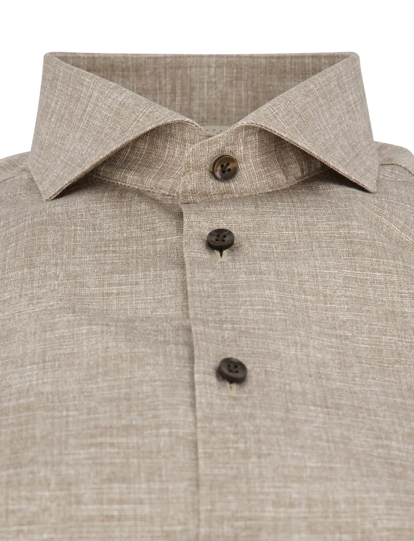 overhemd tailored fit ml7 John Miller bruin