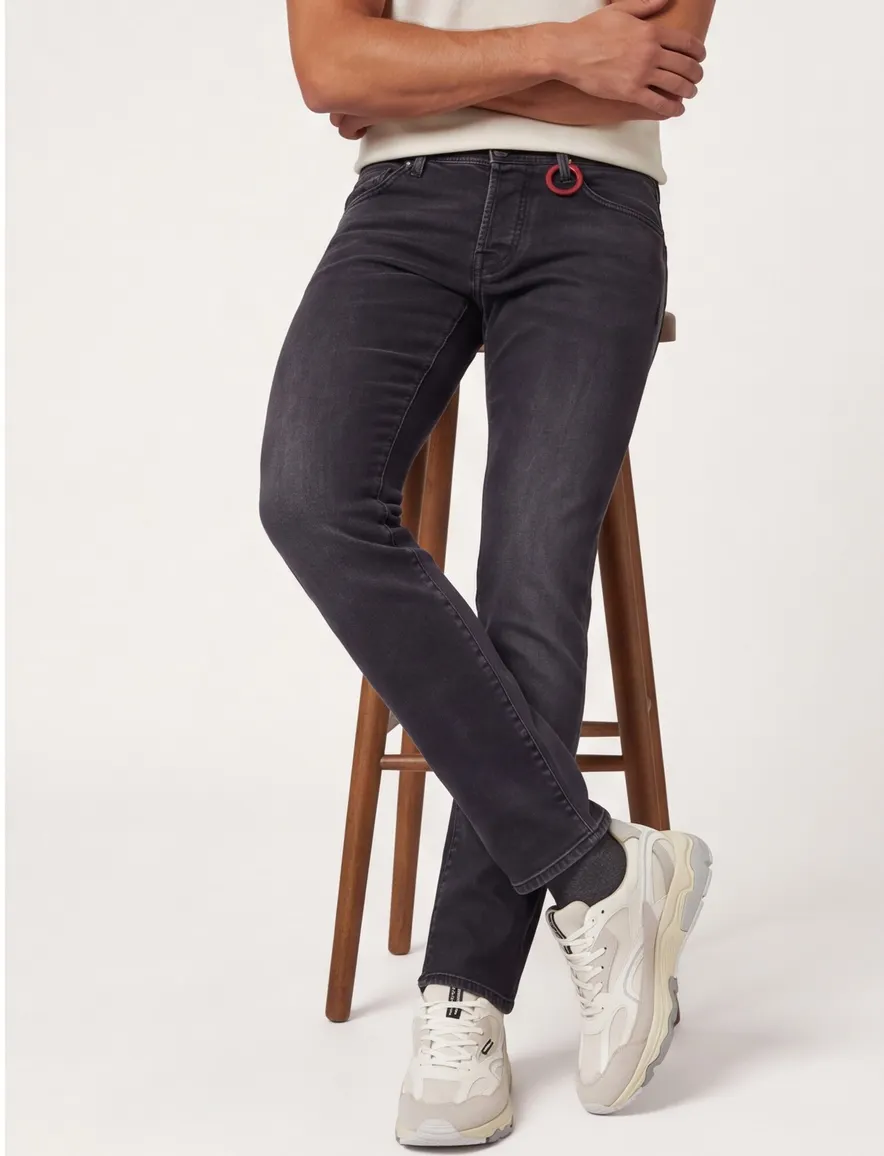 Tramarossa jeans Leonardo zwart slim fit