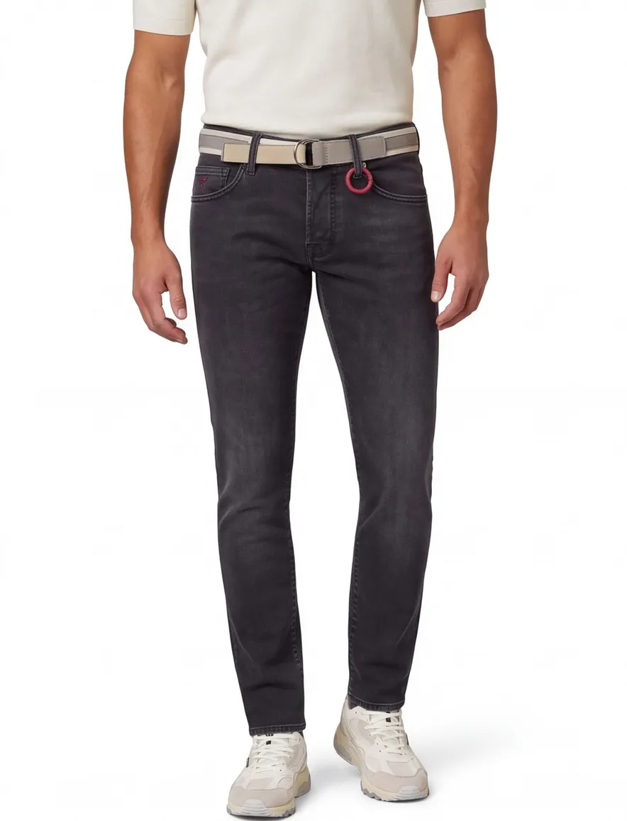 Tramarossa jeans Leonardo zwart slim fit