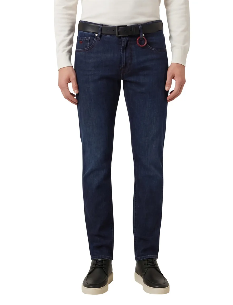 Tramarossa Michelangelo 5-pocket jeans blauw effen