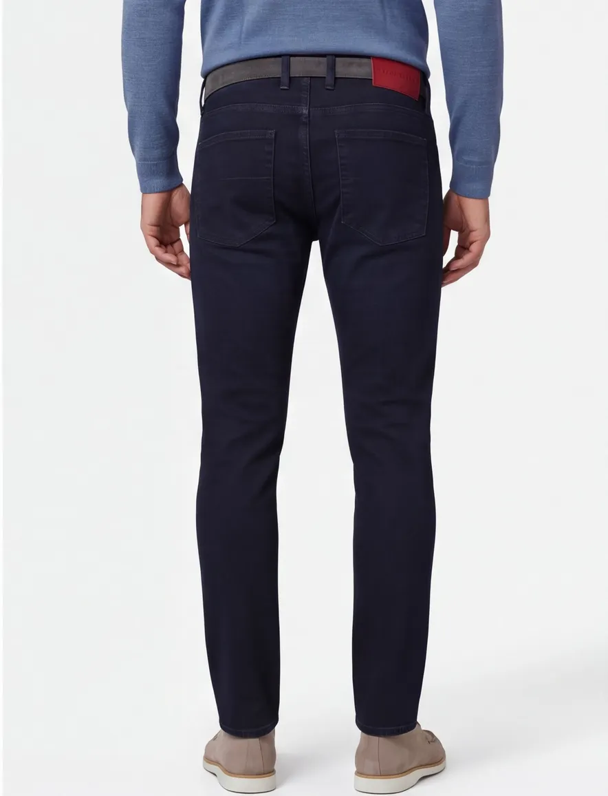 Tramarossa Leonardo jeans donkerblauw effen