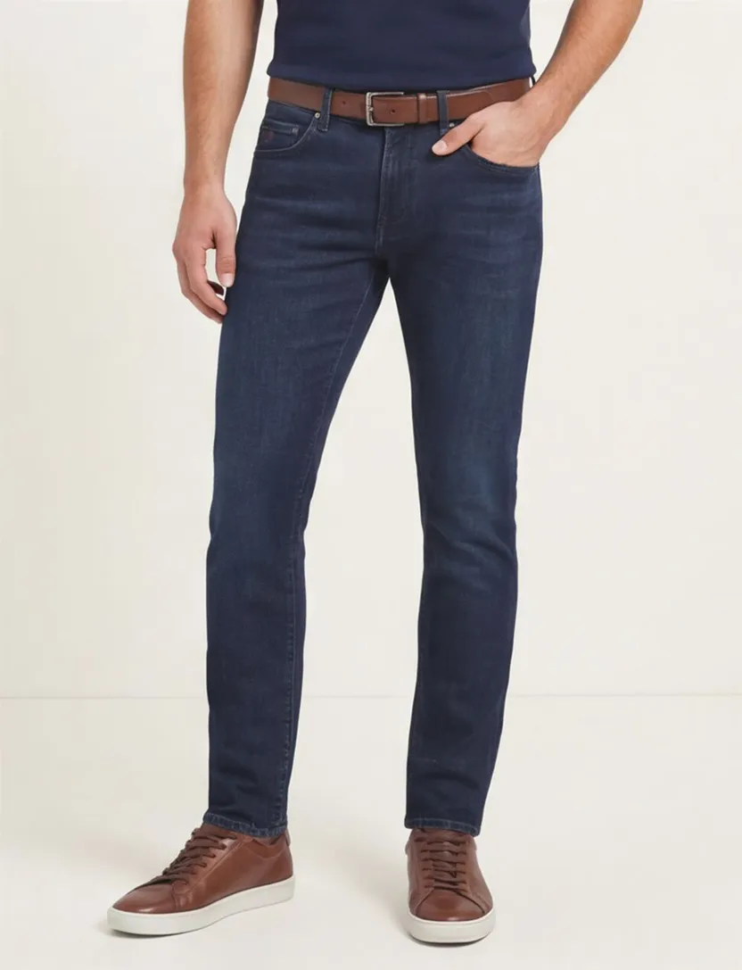 Tramarossa Leonardo jeans donkerblauw katoen