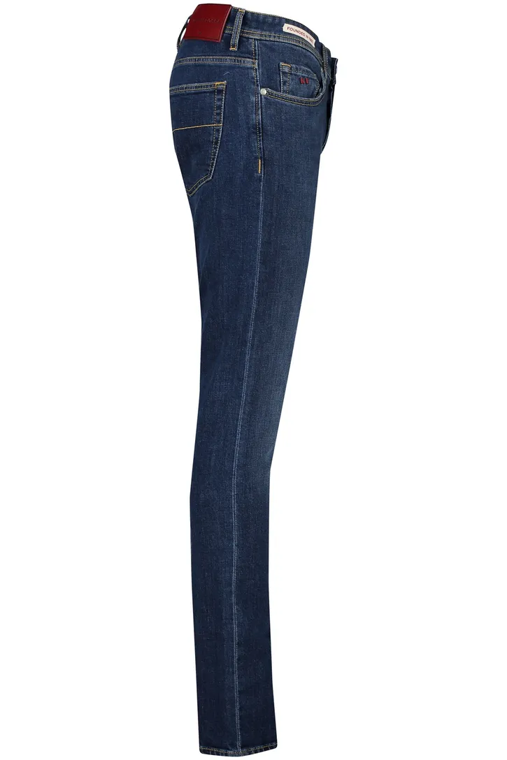 Tramarossa jeans spijker donkerblauw Leonardo zonder omslag