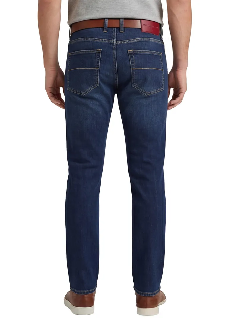 Tramarossa jeans spijker donkerblauw Leonardo zonder omslag