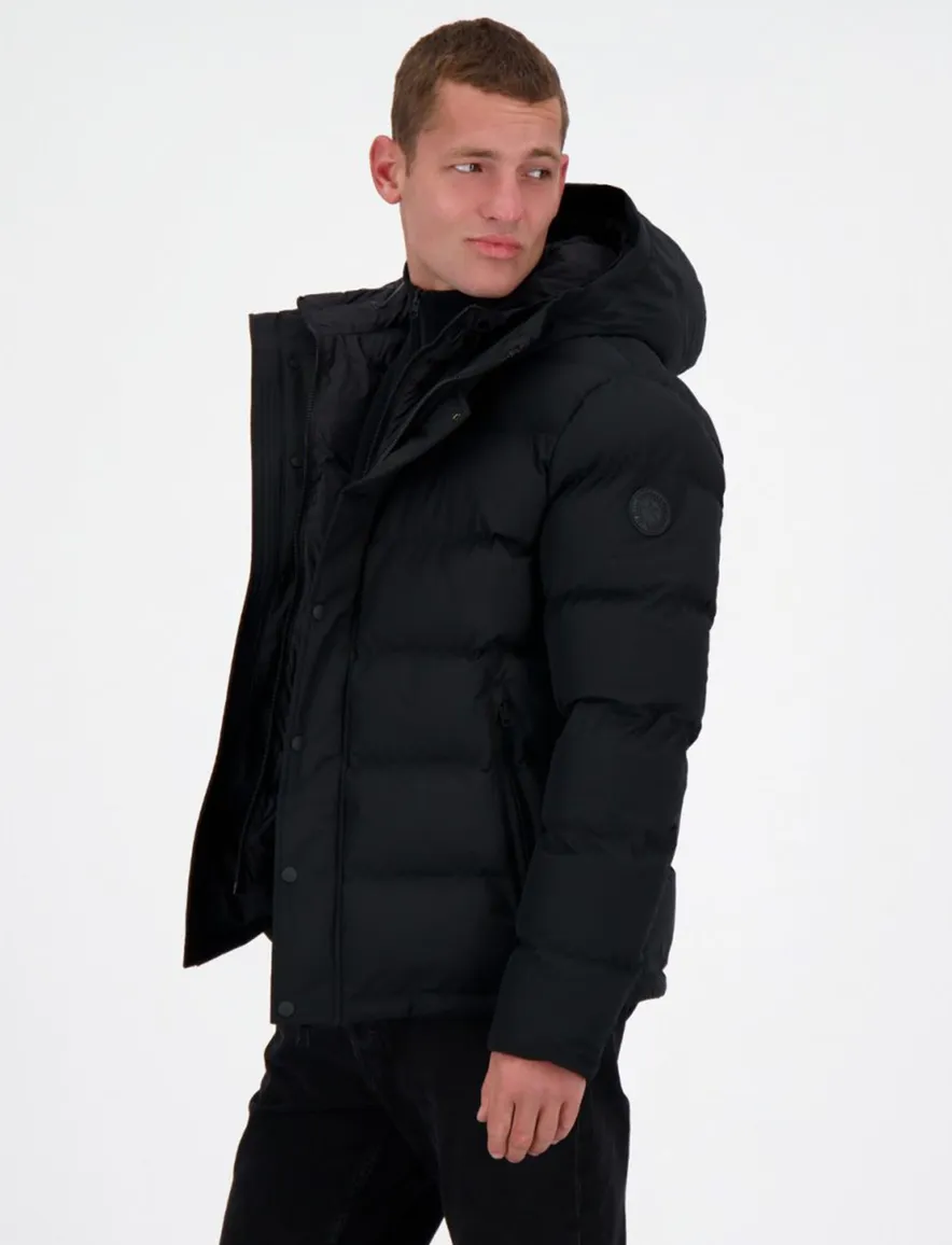 Airforce winterjas kort zwart