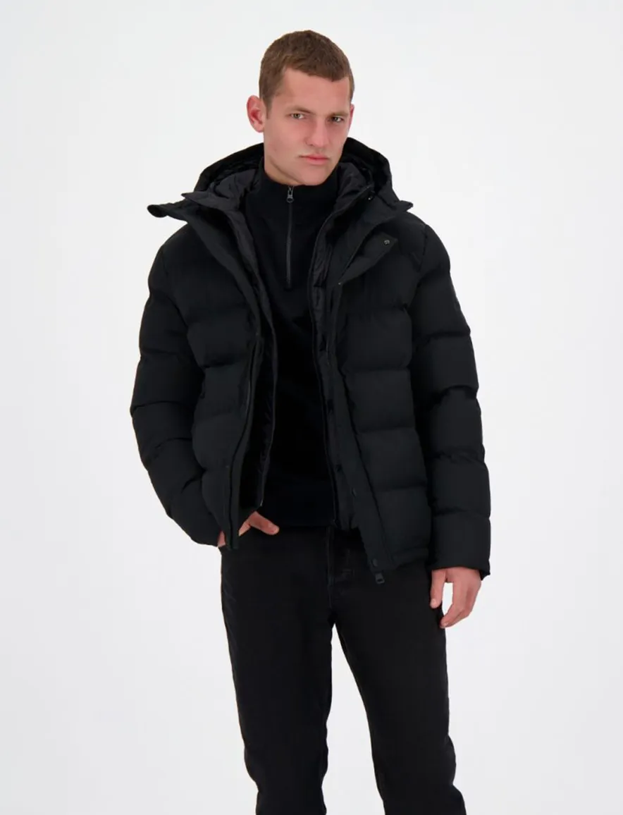 Airforce winterjas kort zwart