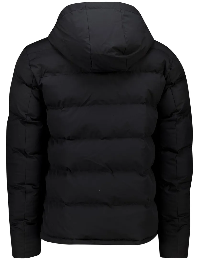 Airforce gewatteerd winterjas effen zwart normale fit