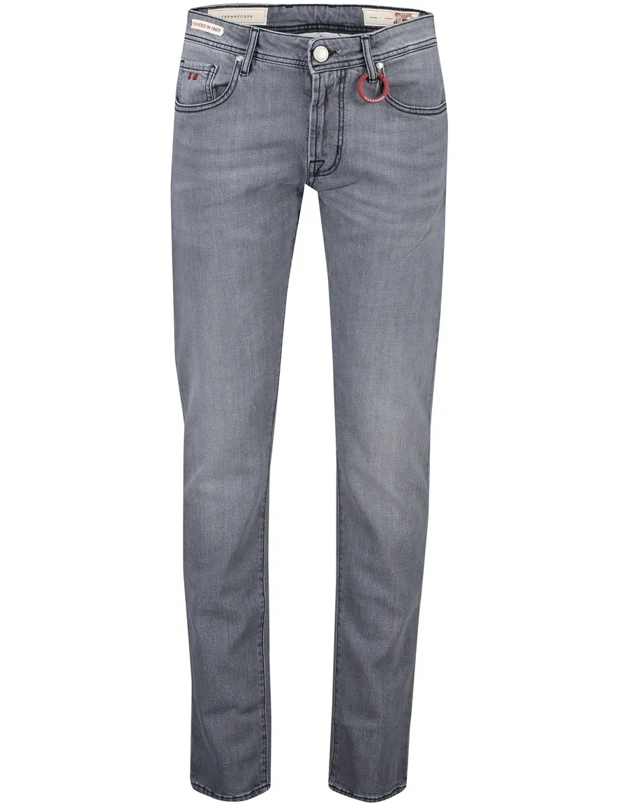Tramarossa Michelangelo jeans lichtgrijs effen