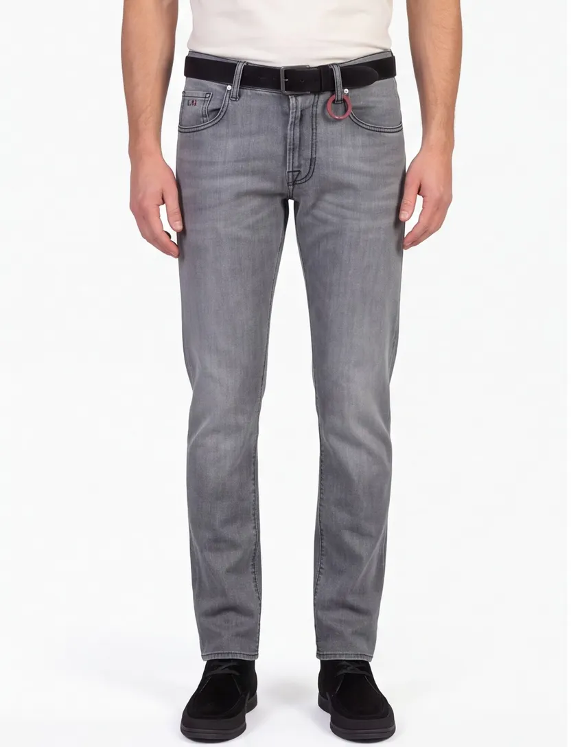 Tramarossa Michelangelo jeans lichtgrijs normale fit