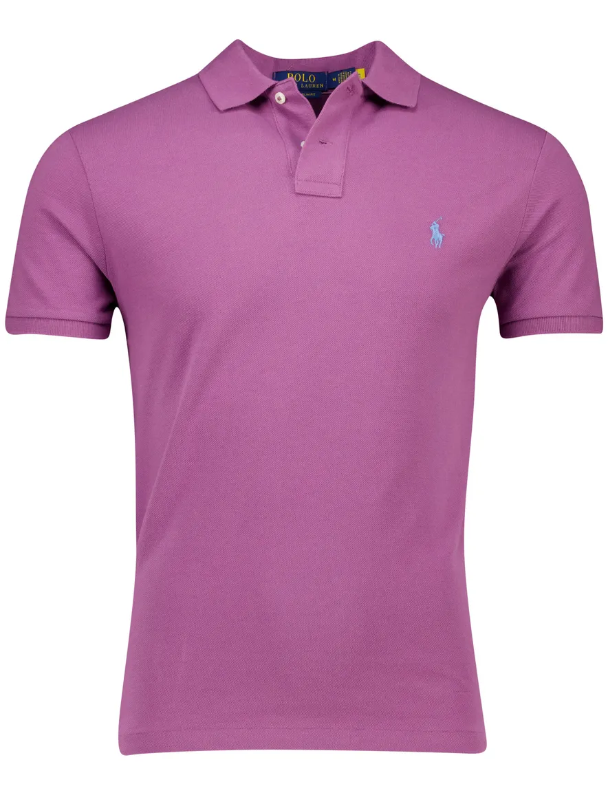 Polo Ralph Lauren polo roze slim fit