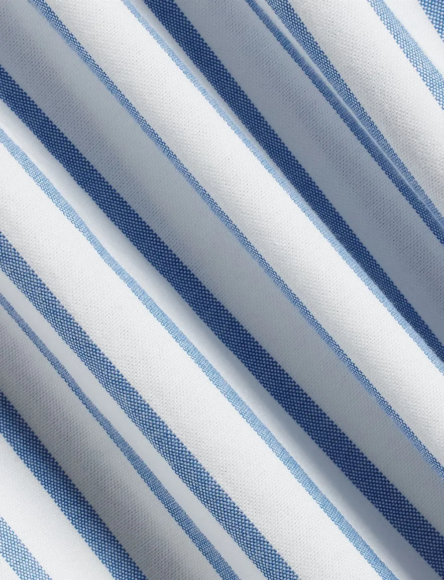 Polo Ralph Lauren overhemd blauw wit gestreept normale fit