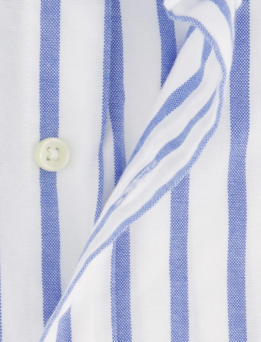 overhemd Polo Ralph Lauren blauw wit gestreept katoen