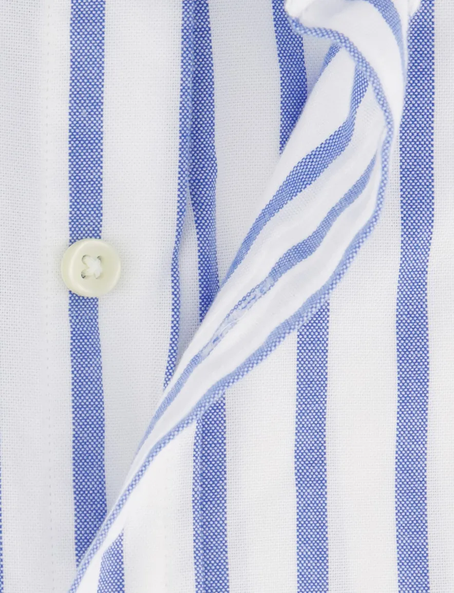 Polo Ralph Lauren overhemd blauw wit gestreept normale fit