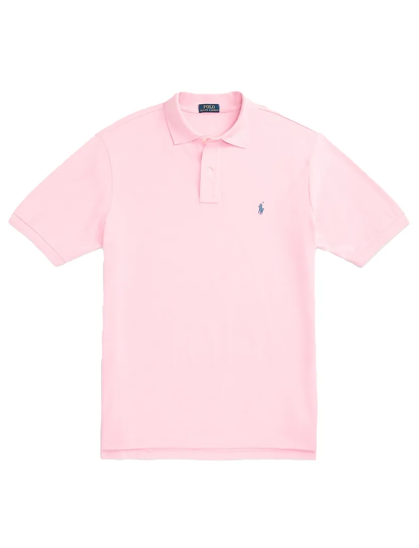 Polo Ralph Lauren pique polo roze Big & Tall