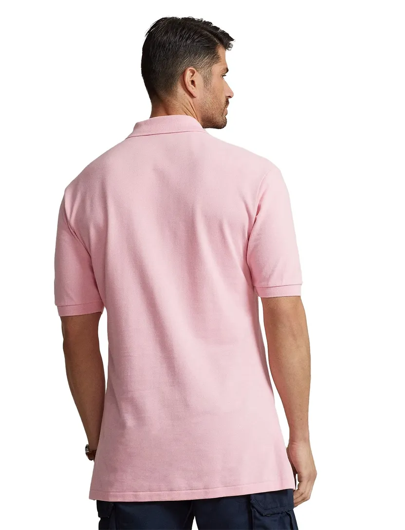 Polo Ralph Lauren pique polo roze Big & Tall