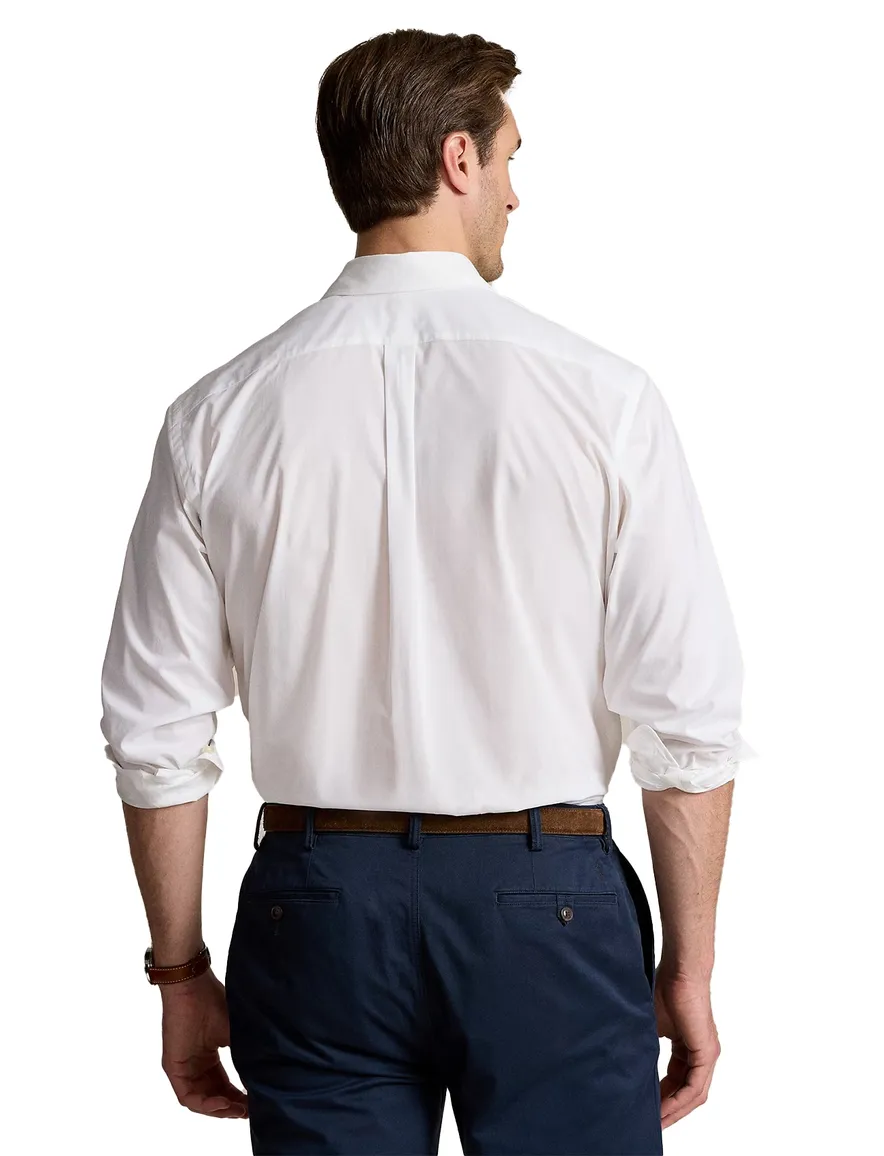 Polo Ralph Lauren overhemd wit poplin effen