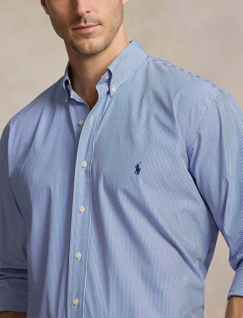 Polo Ralph Lauren overhemd blauw gestreept