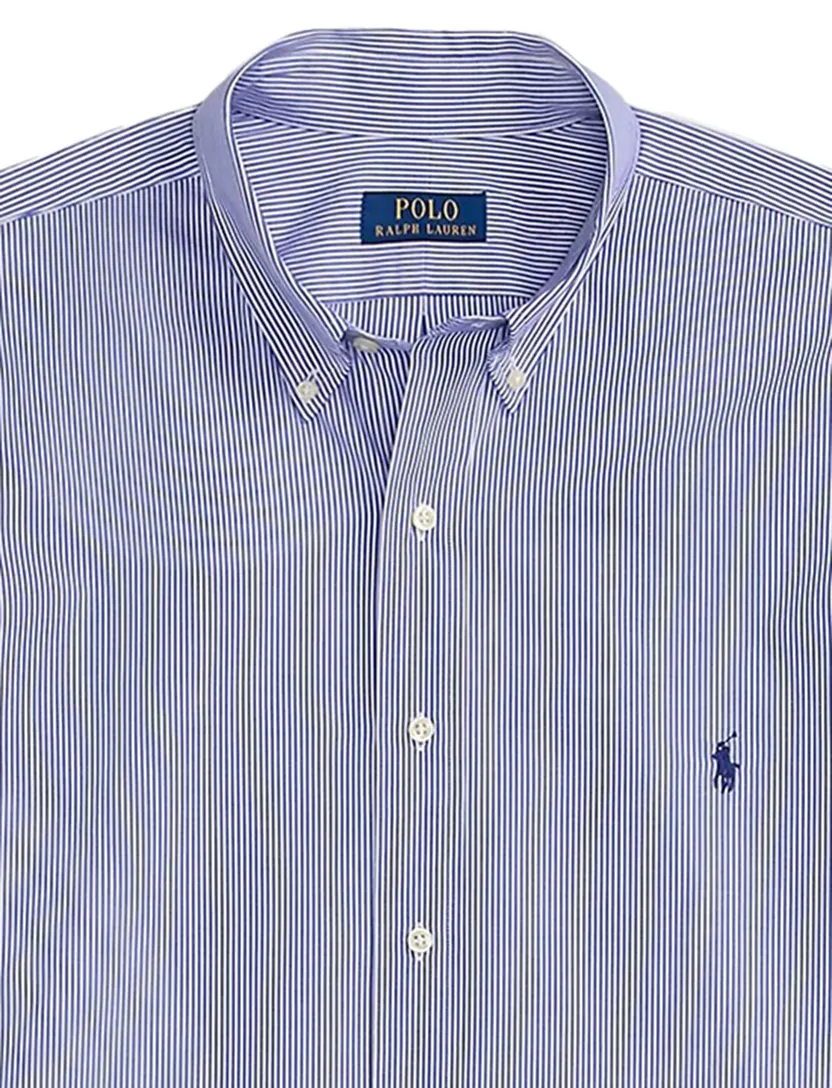 Polo Ralph Lauren overhemd blauw gestreept