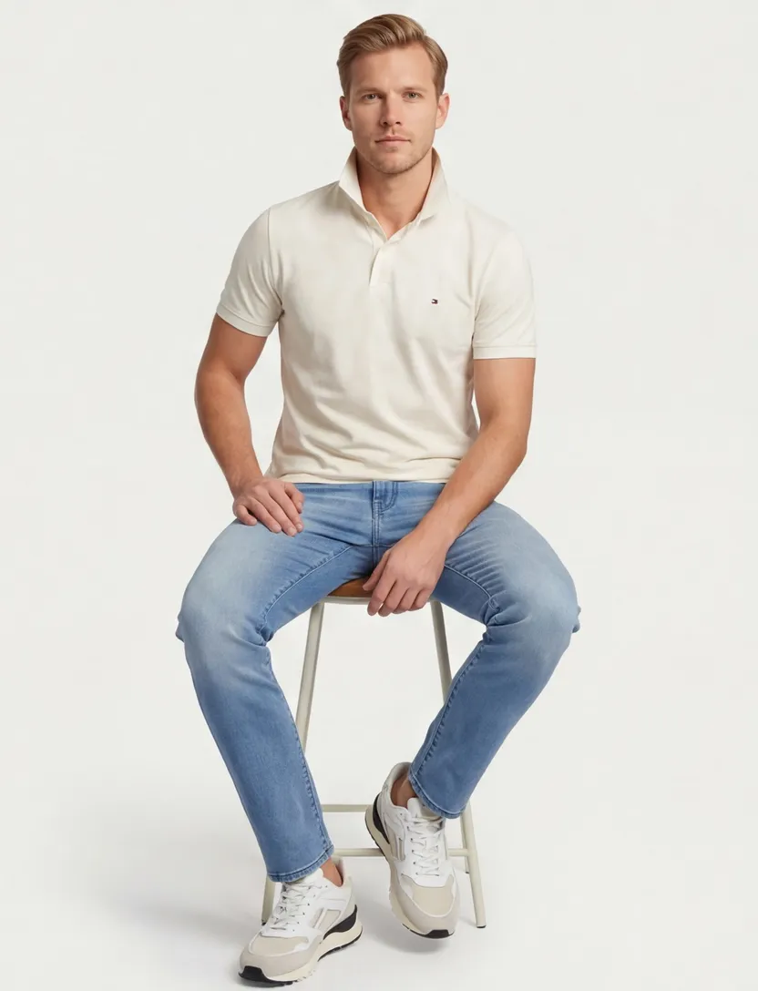 Tommy Hilfiger t-shirt normale fit katoen geprint