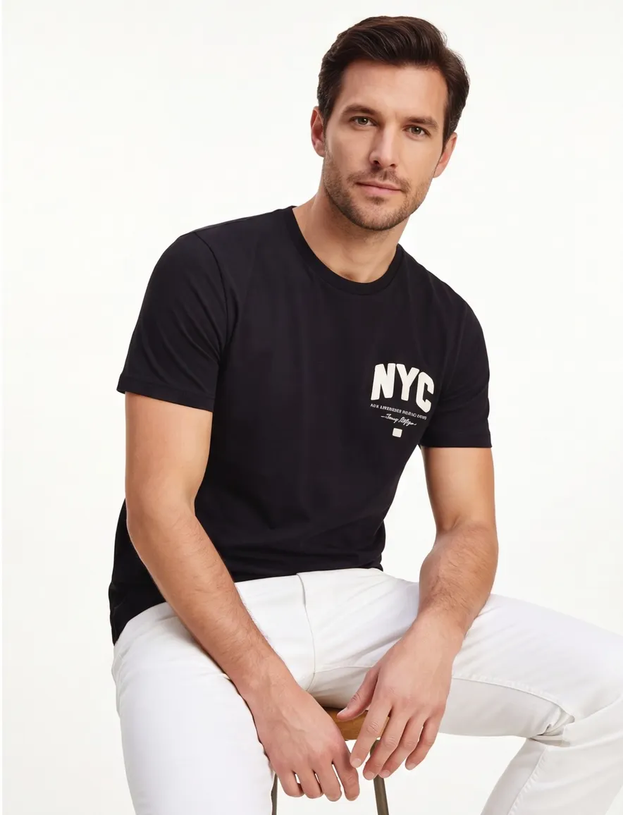 Tommy Hilfiger T-shirt zwart katoen