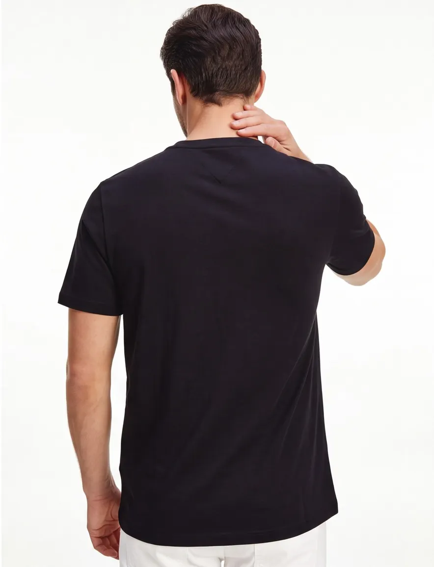 Tommy Hilfiger T-shirt zwart katoen