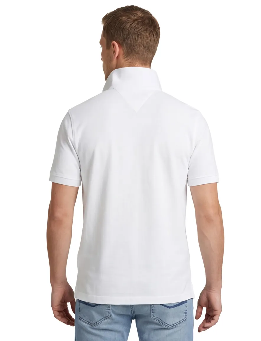 poloshirt korte mouw wit Tommy Hilfiger Big & Tall