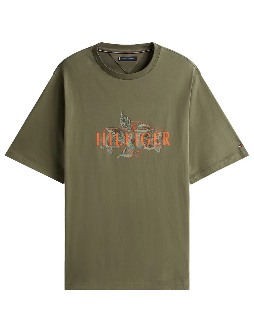 Tommy Hilfiger t-shirt groen big & tall