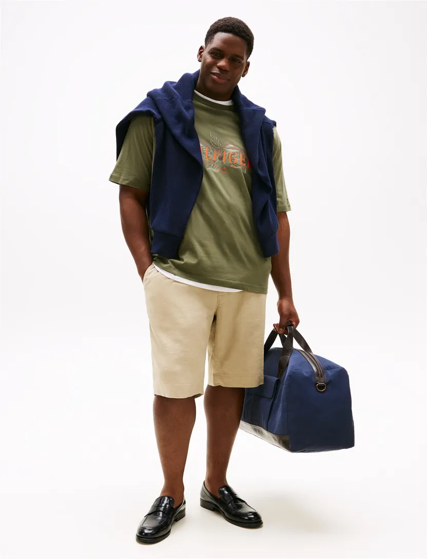 Tommy Hilfiger t-shirt groen big & tall