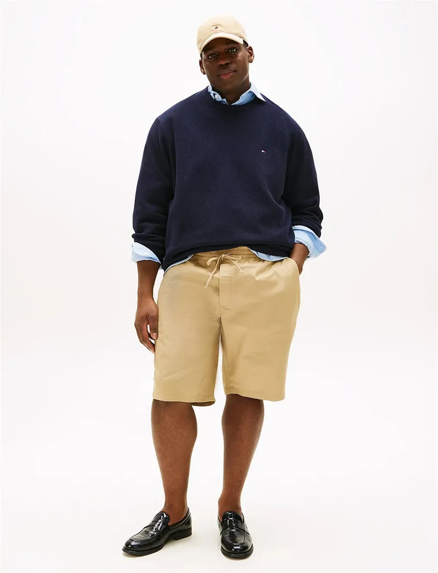 Tommy Hilfiger bermuda big & tall beige katoen