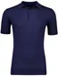 Barbour polo donkerblauw knit korte mouw