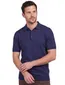 Barbour polo donkerblauw knit korte mouw
