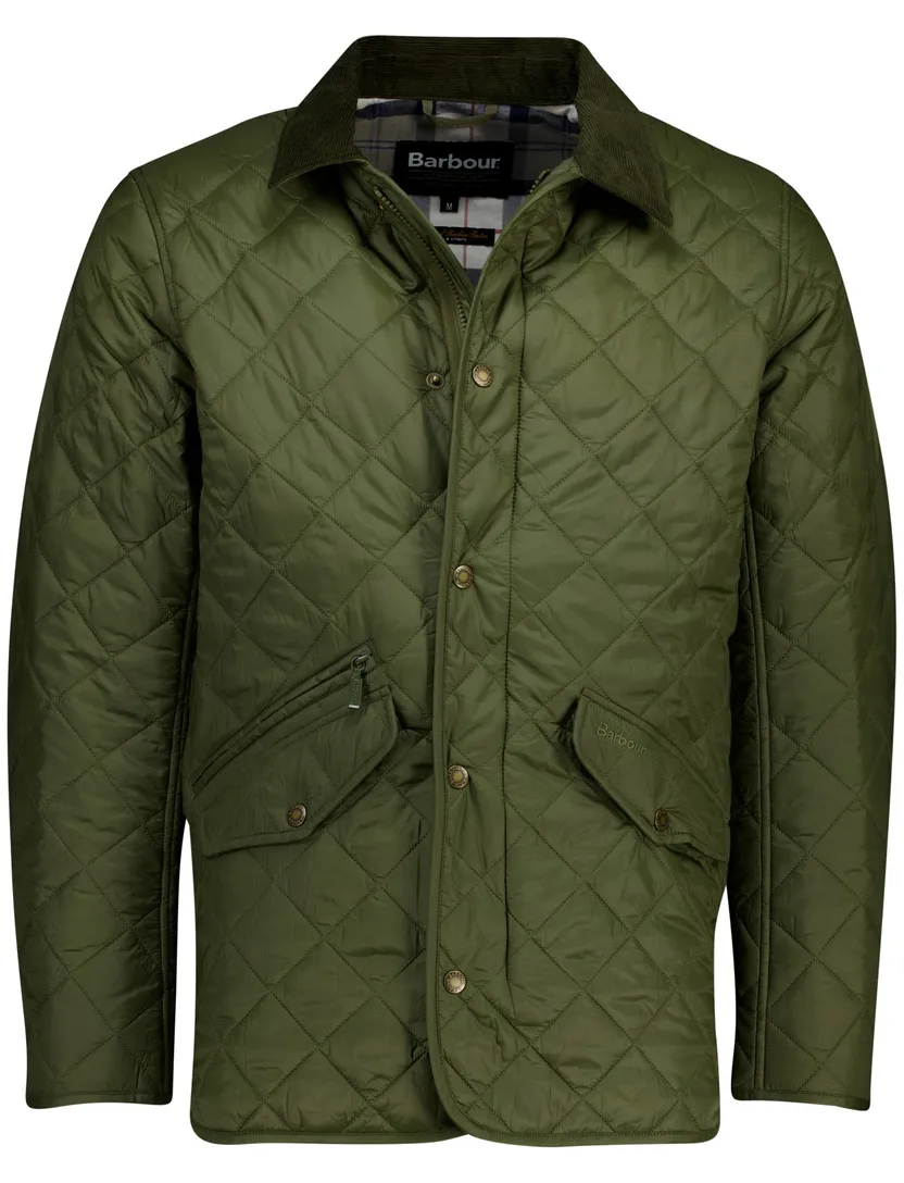 Barbour jack Chelsea Quilted groen