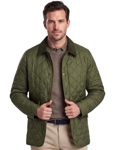 Barbour Barbour jack Chelsea Quilted groen