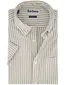 Barbour overhemd beige gestreept tailored fit