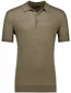 Barbour polo khaki korte mouw normale fit katoen
