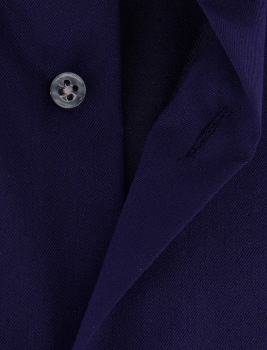 Eterna Luxury overhemd Comfort Fit donkerblauw