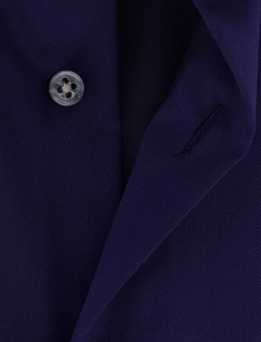 overhemd Eterna Luxury Comfort Fit donkerblauw