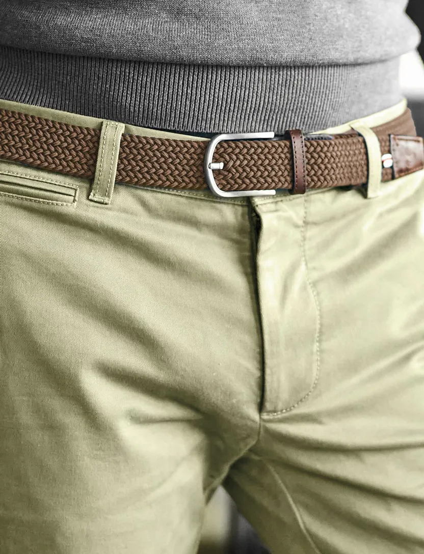 La Boucle riem Verbier bruin stretch