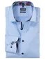 overhemd mouwlengte 7 Olymp Luxor Modern Fit blauw borstzak