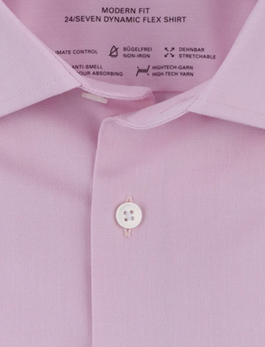Olymp overhemd roze Luxor Modern Fit effen