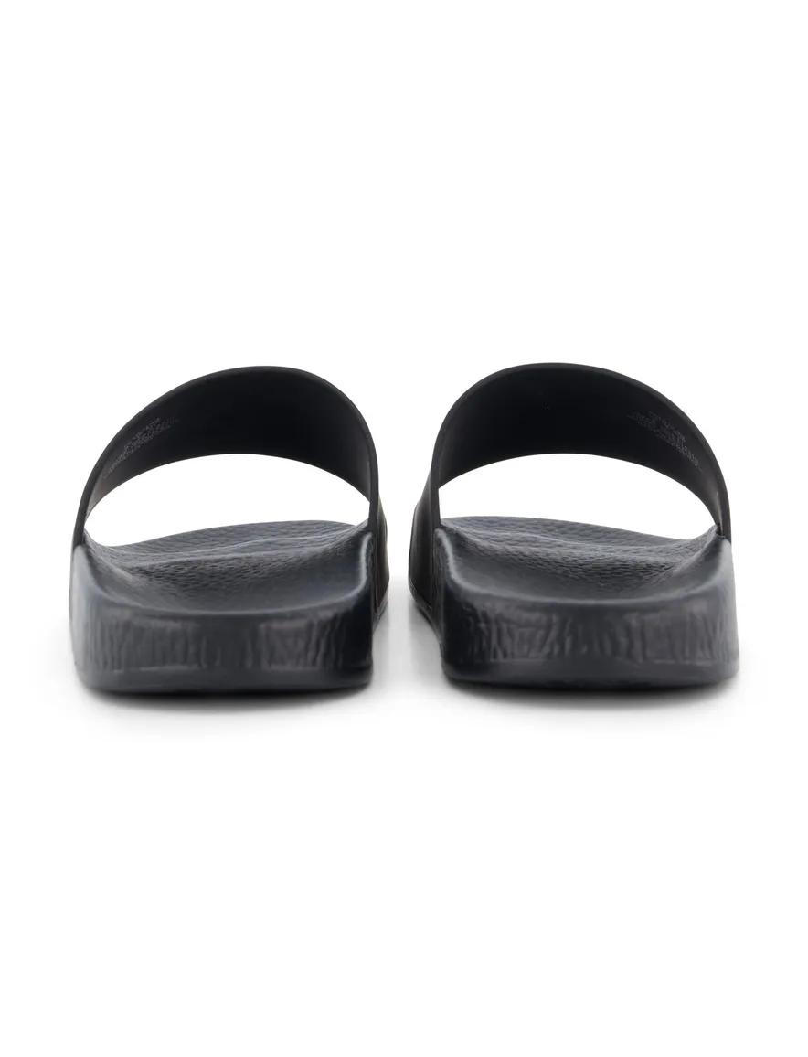 Polo Ralph Lauren slippers zwart rubber
