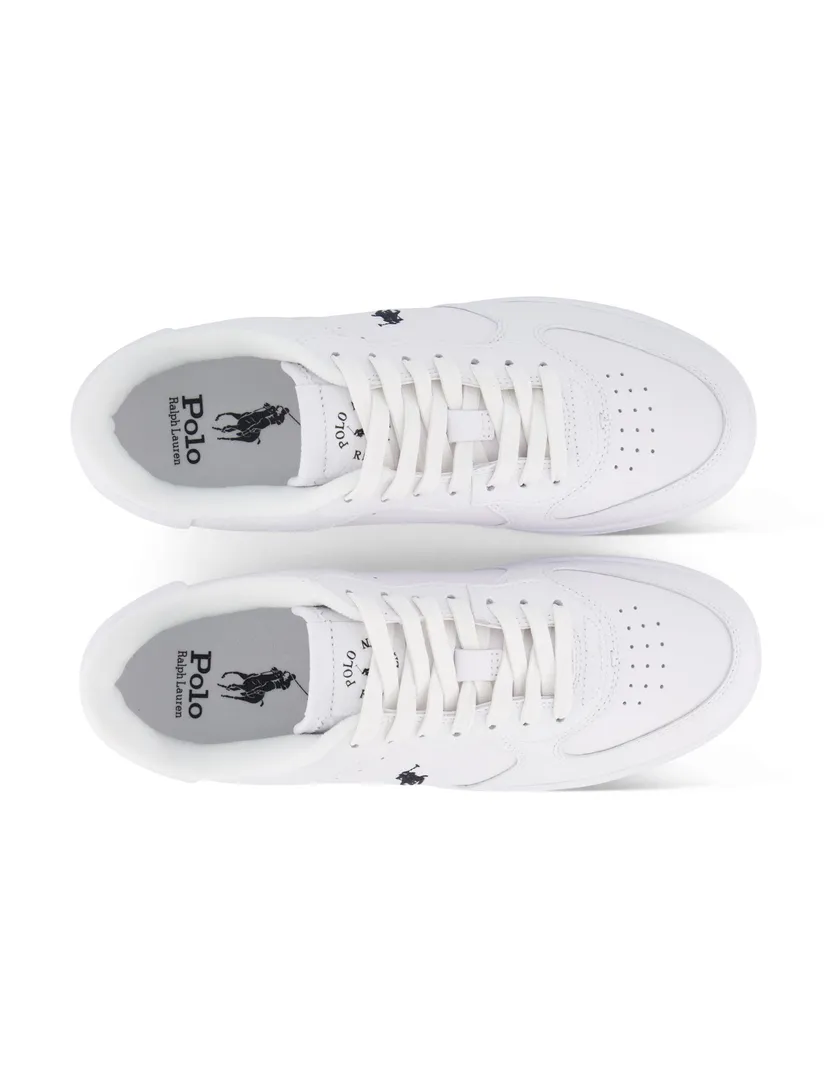 Polo Ralph Lauren sneakers wit effen leer