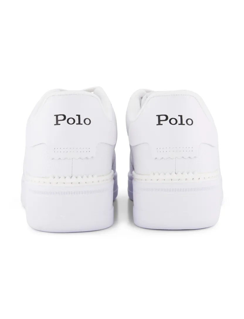 Polo Ralph Lauren sneakers wit effen leer